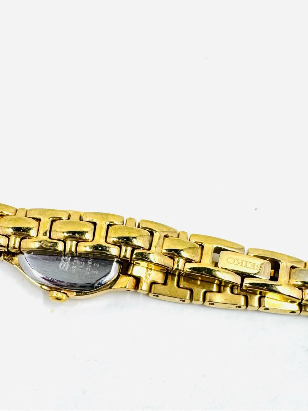 1988s SEIKO Gold Oval Bezel Vintage Watch